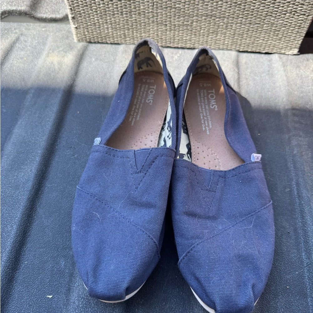 Toms Blue Loafers Slip-Ons Casual Shoes